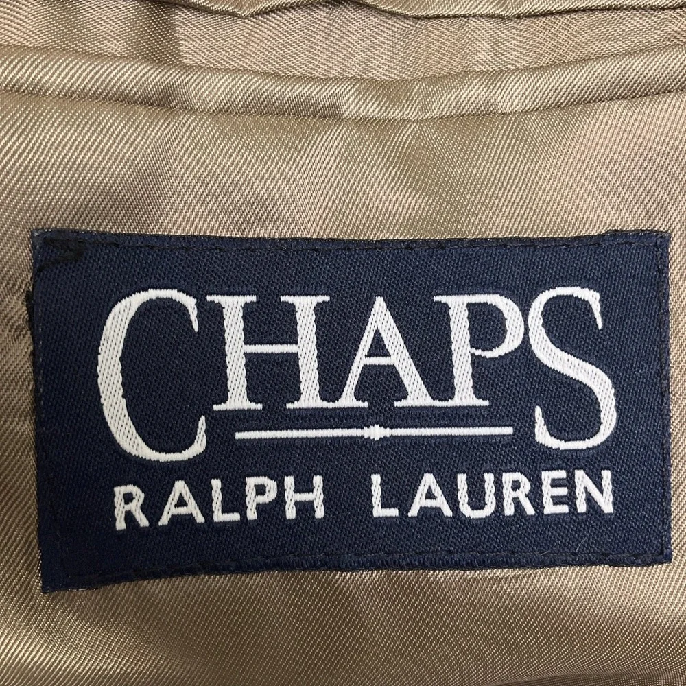 Chaps Ralph Lauren Blazer Mens 42R Tan Glen Plaid Wool Cashmere Jacket  Canada‎